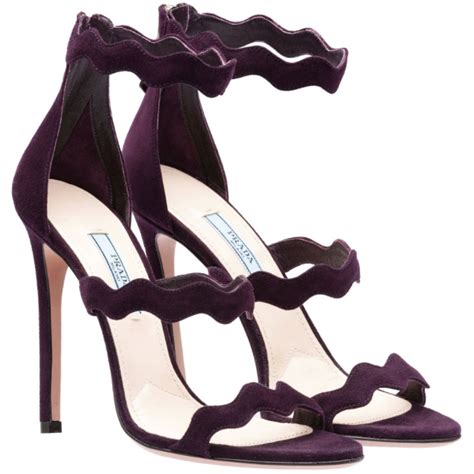 prada scalloped suede sandals ebay|prada platform sandals.